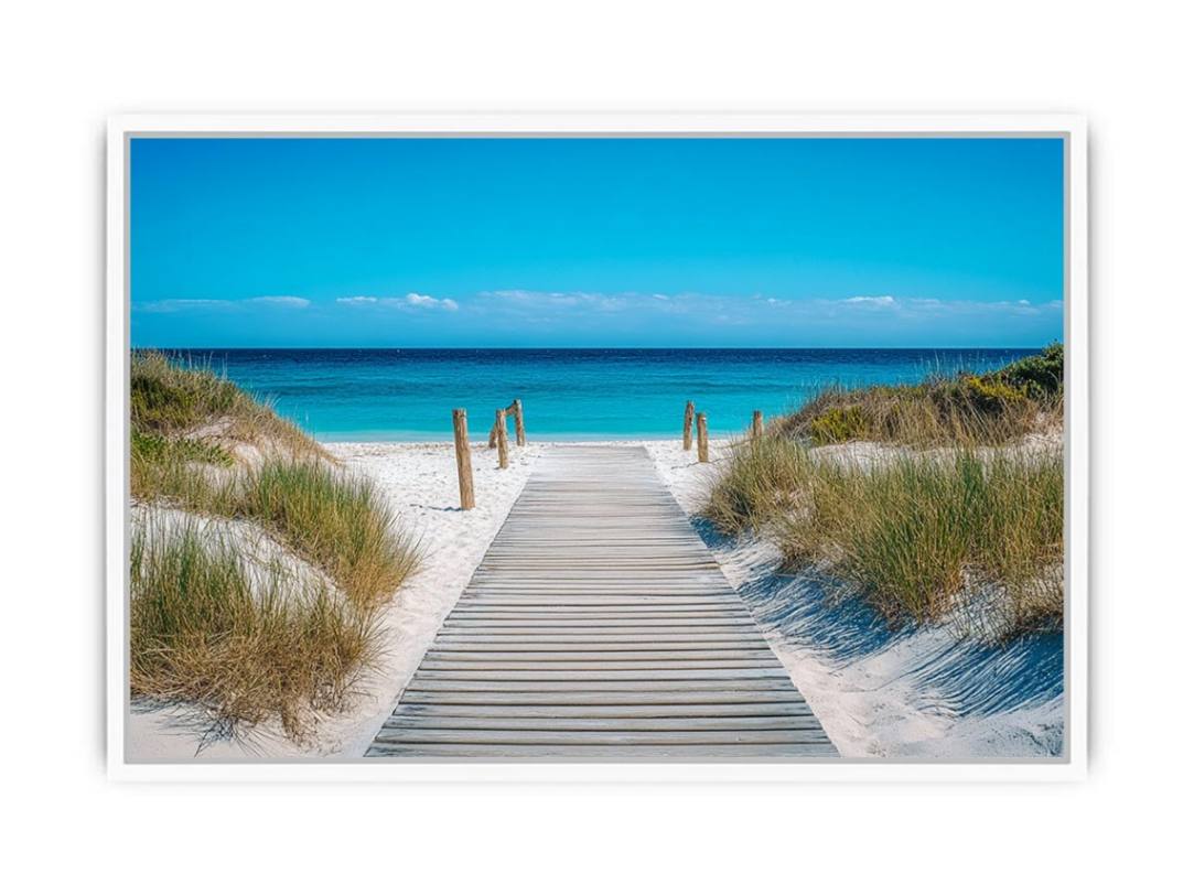 Serenity Pathway Framed Print