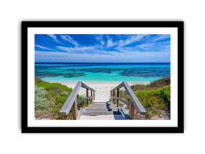 Stairway To Beach  Art Print