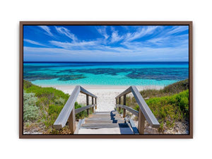 Stairway To Beach  Poster