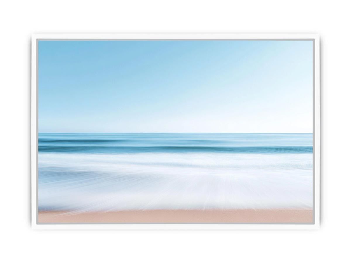 Pearl Horizon Framed Print