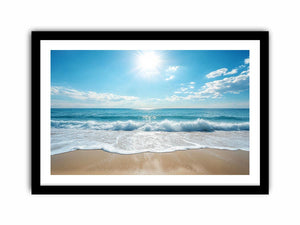 Beach Waves   Art Print