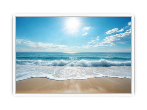 Beach Waves  Framed Print