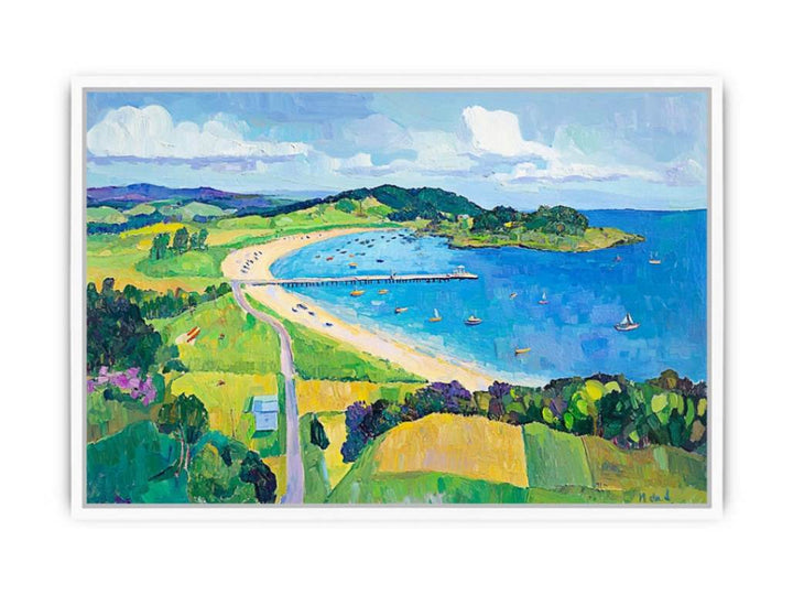 Beach At Hawker Framed Print