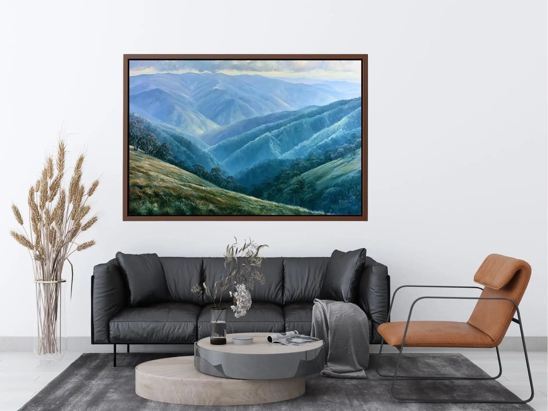 Victorian Alps Landscape Canvas Print