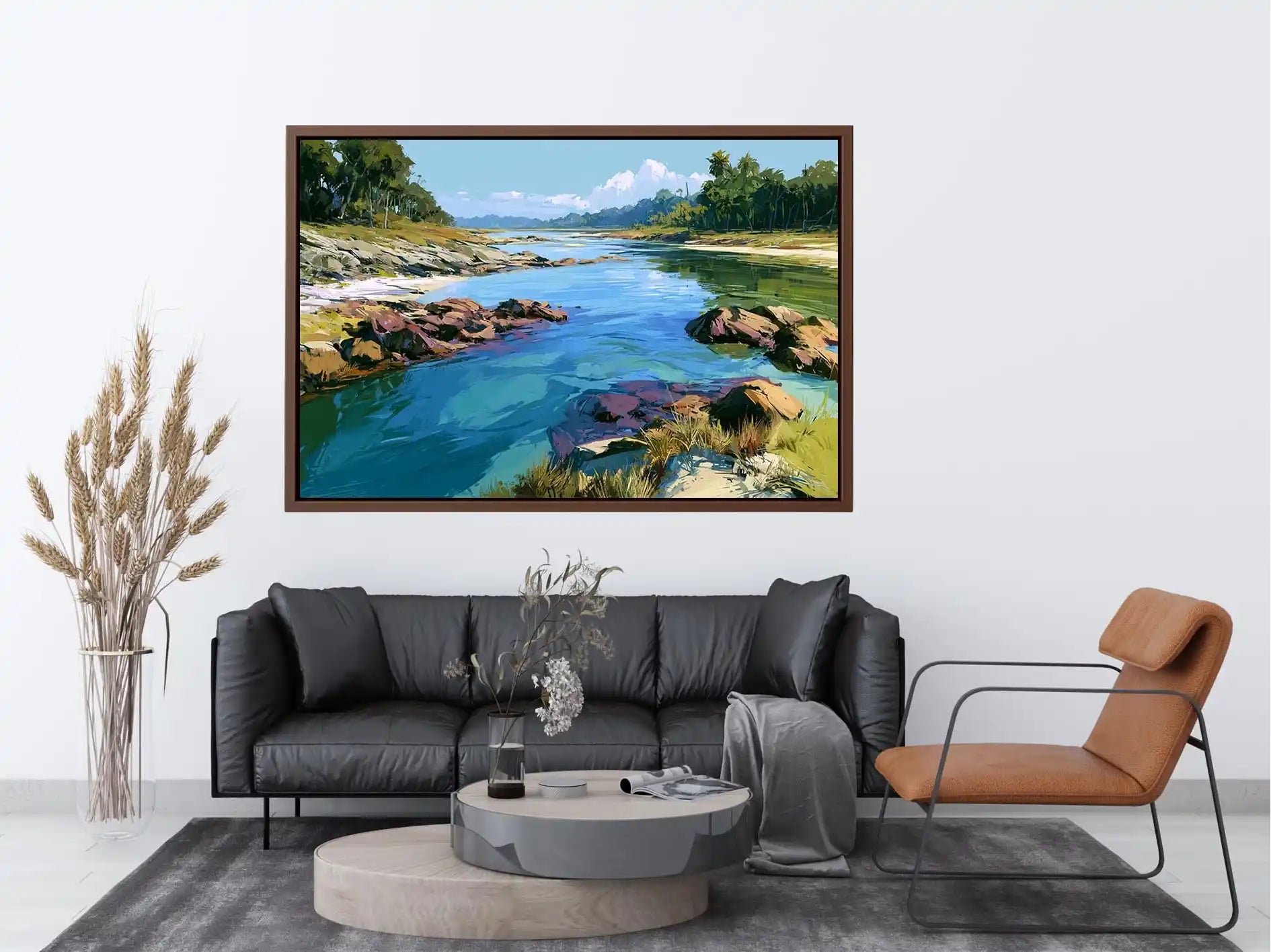 Pioneer River Canvas Print