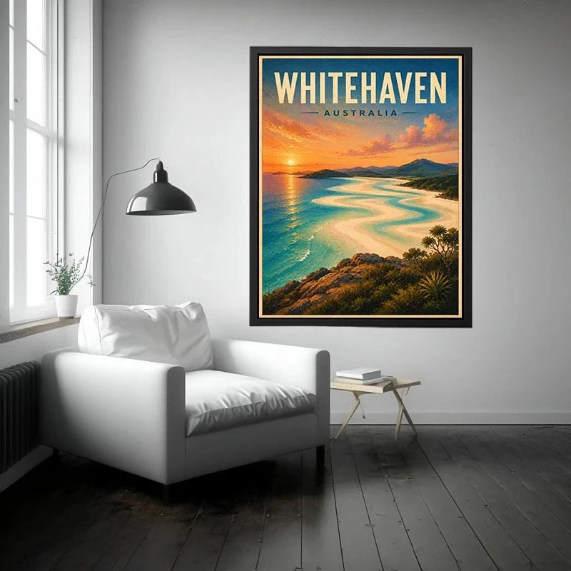 Whitehaven Vintage Travel Poster
