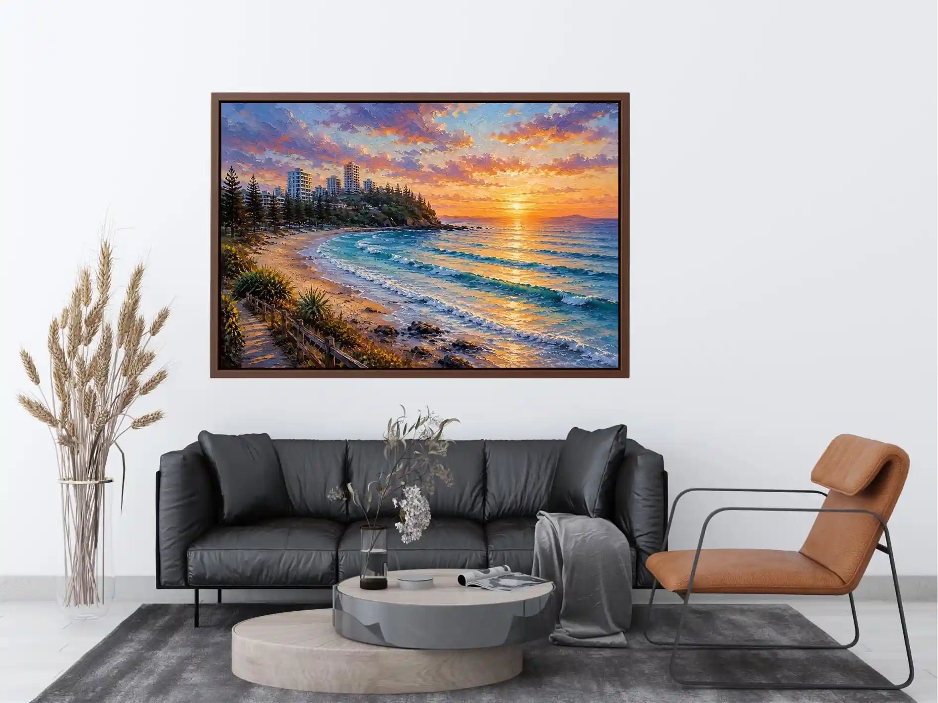 Burleigh Heads Sunset Canvas Print