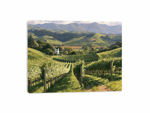 South Australia vineyard landscape wall art inspired by Australian wine country, available as canvas prints and framed wall art.