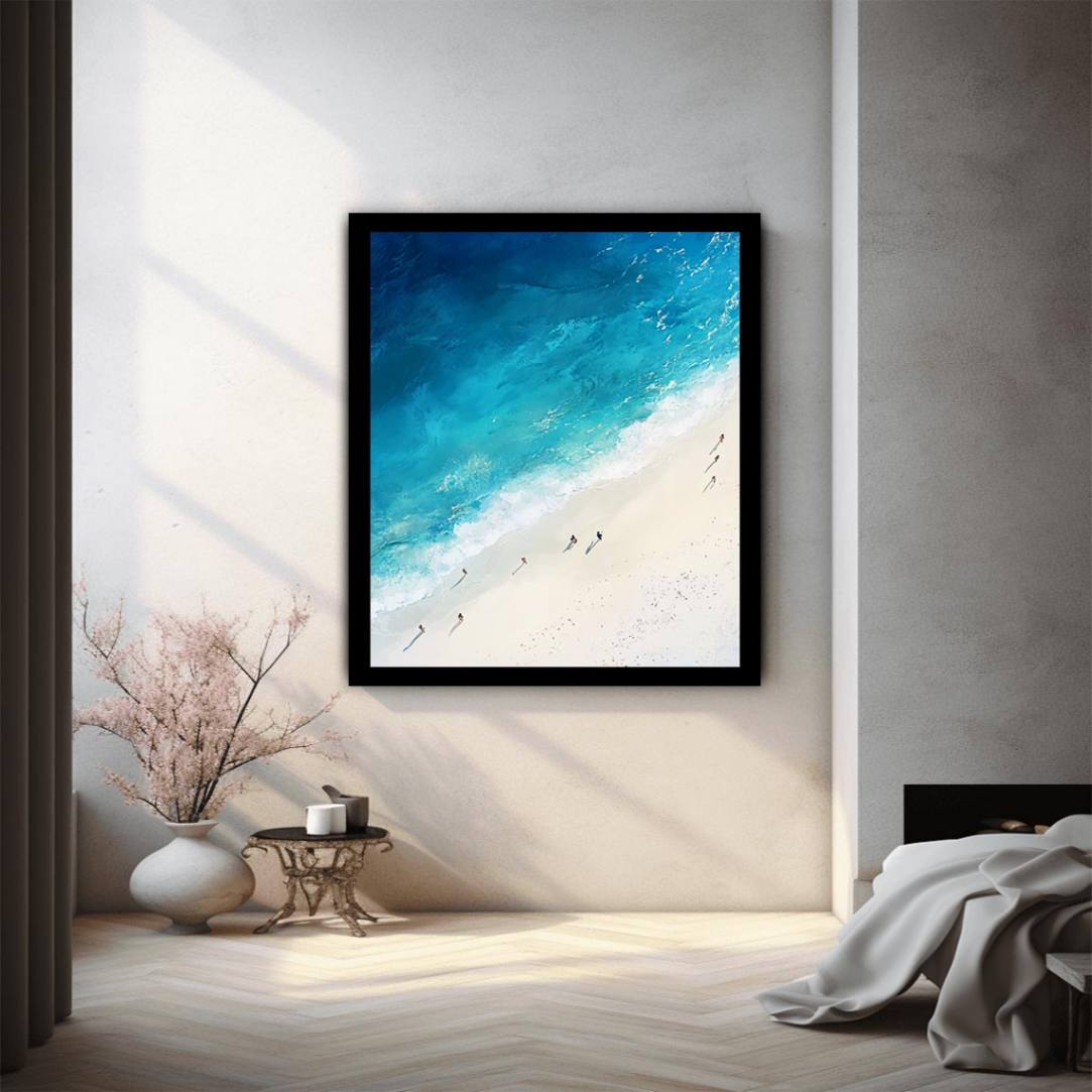 Wings Over Teal Waters