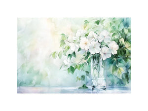 Whispers In Green And White