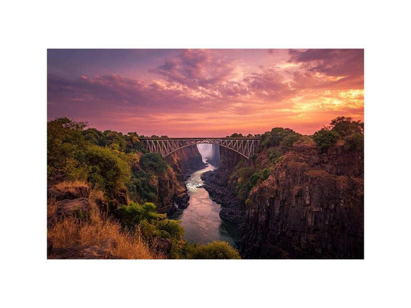 Victoria fall sunset