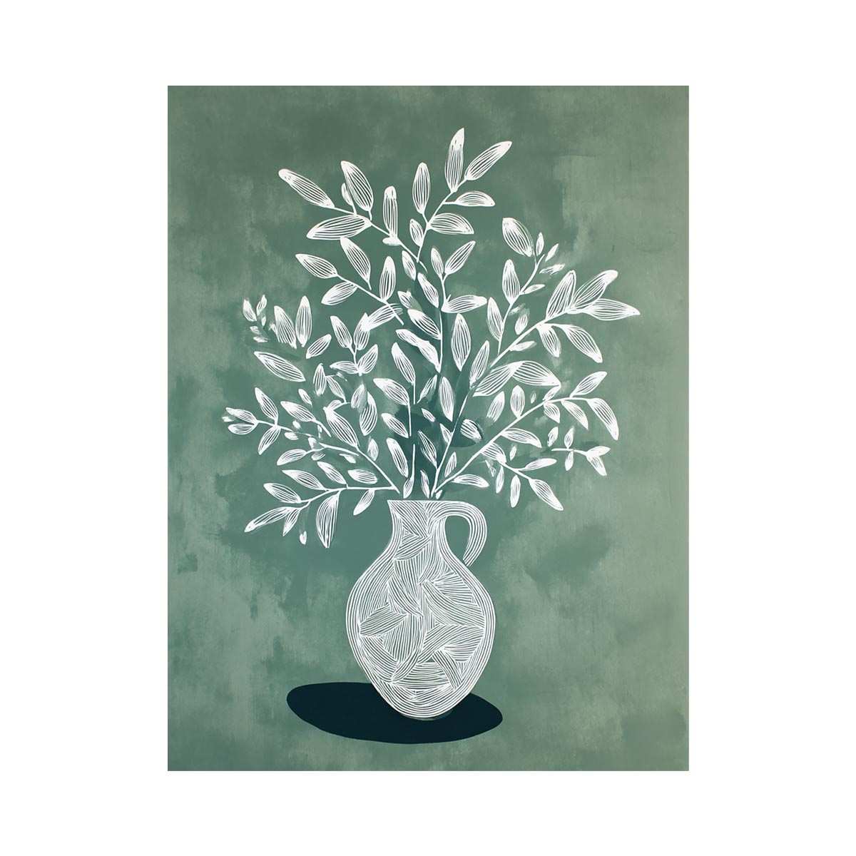 White vase