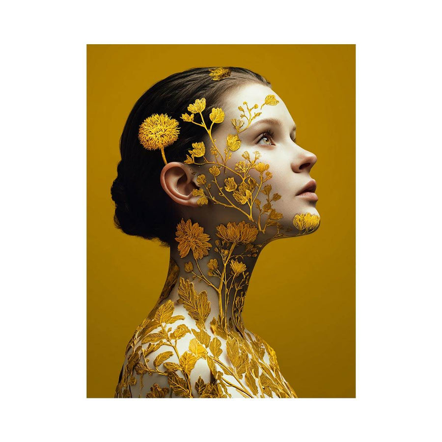 Warm minimalist portrait canvas wall art for refined Australian interiors