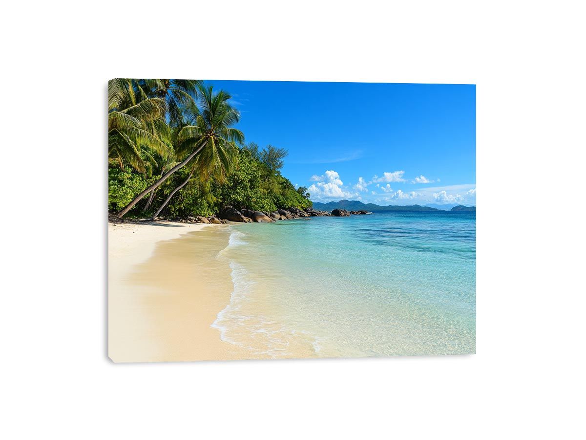 Tropical Beach Canvas Print