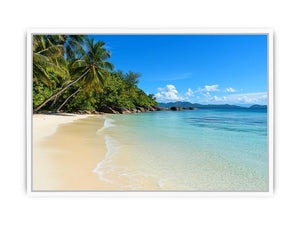 Tropical Beach Framed Print