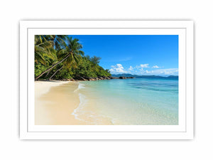 Tropical Beach Streched canvas