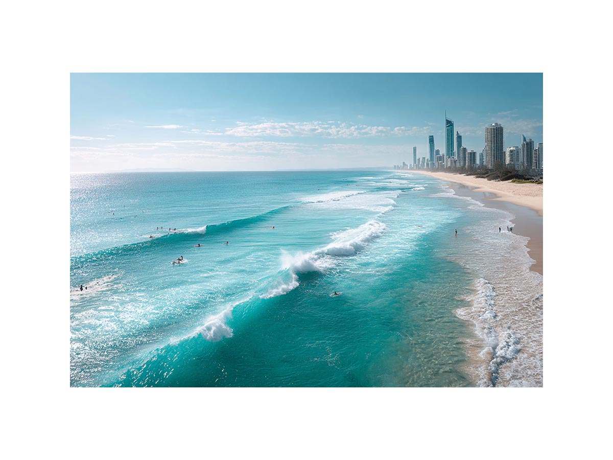 Surfer beach