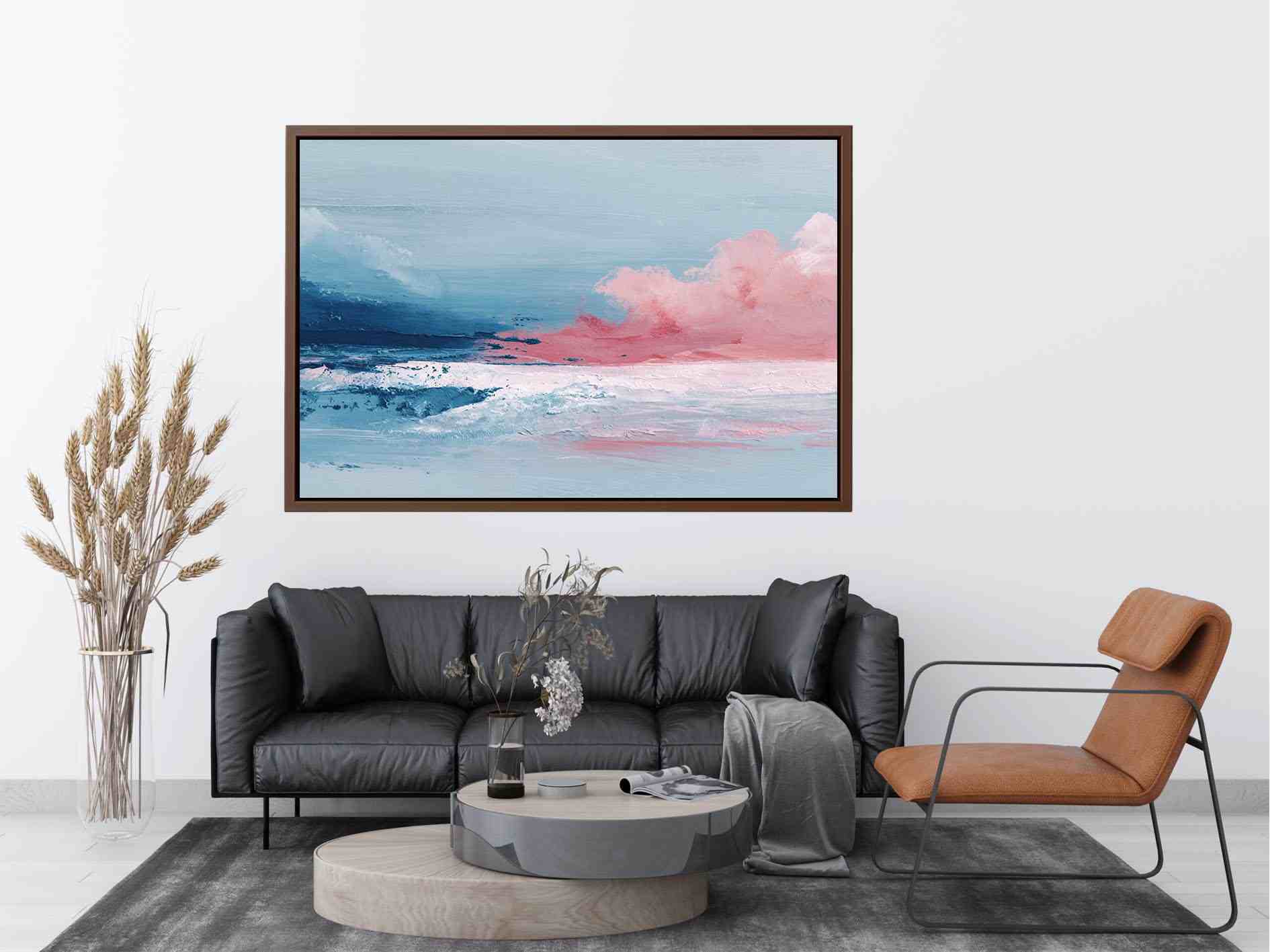 Blush and Azure Dreams