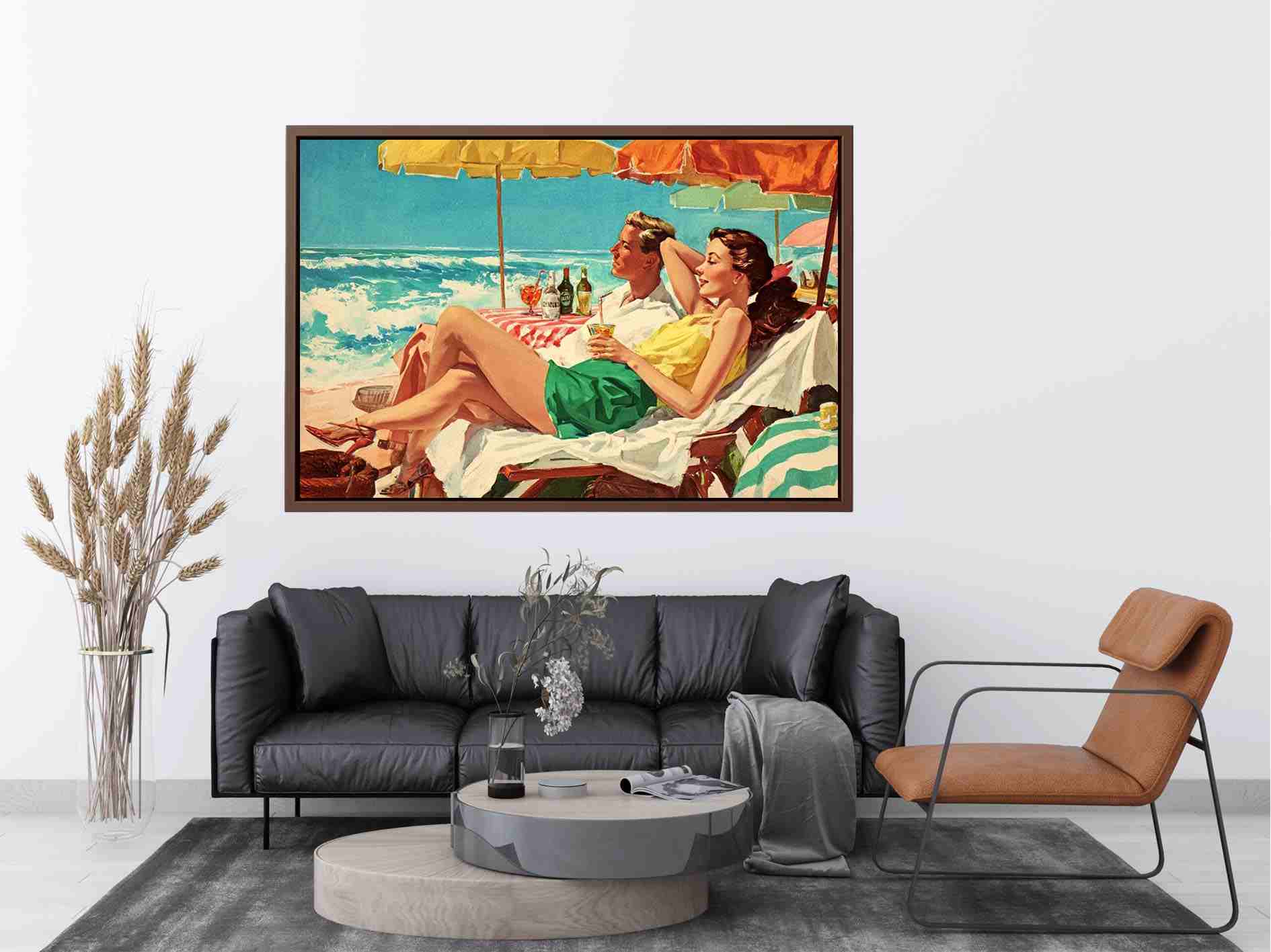 Mid century holiday Poster