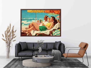 Mid century holiday Poster