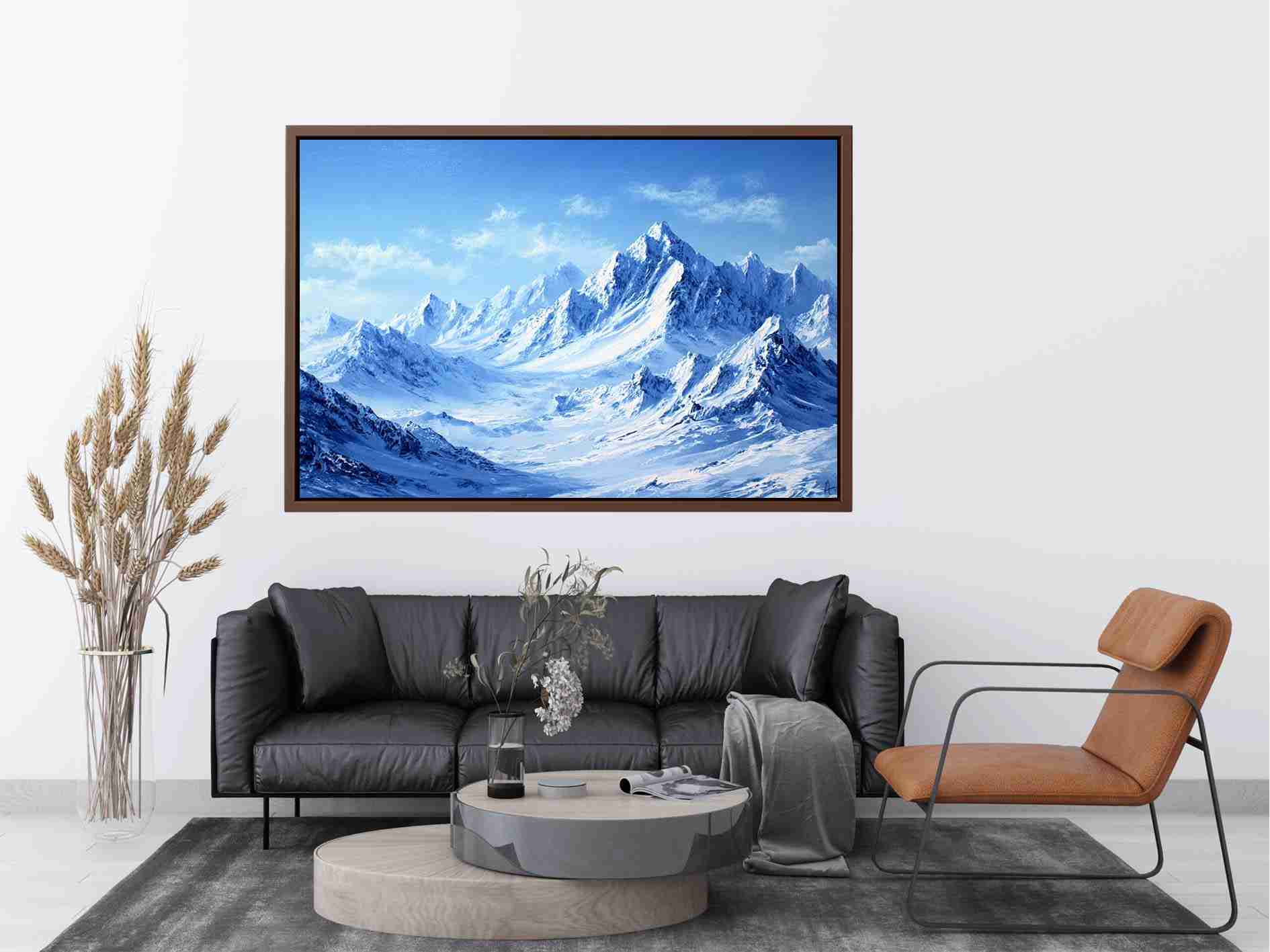 Himalayas Snow Painting