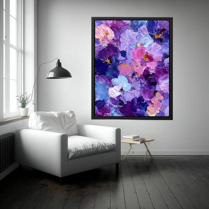 Purple Abstract Flower