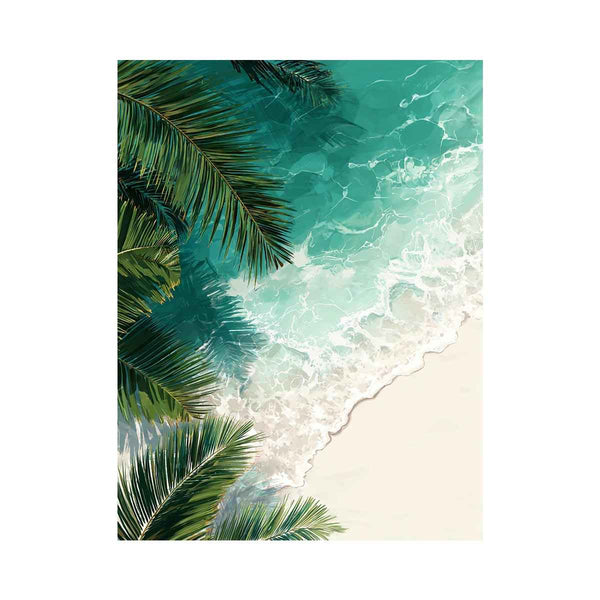 Palm Reflections by Teal Waters