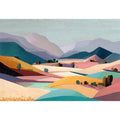 Musted Pastel landscape