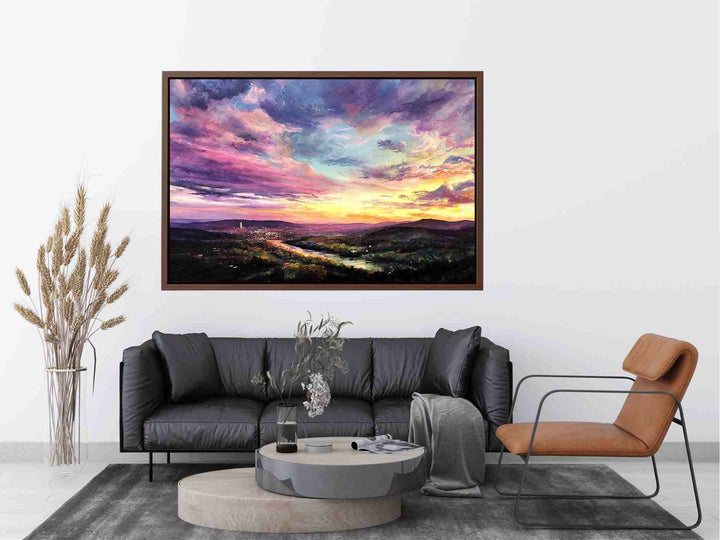 Pastel watercolor Landscape