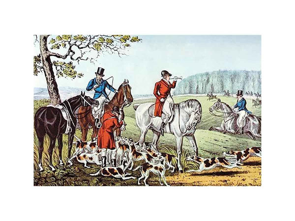 Fox Hunt by Currier & Ives