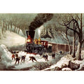 American railroad scene