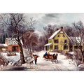 Old American Homestead winter 1868