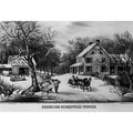 Homestead winter Black & White