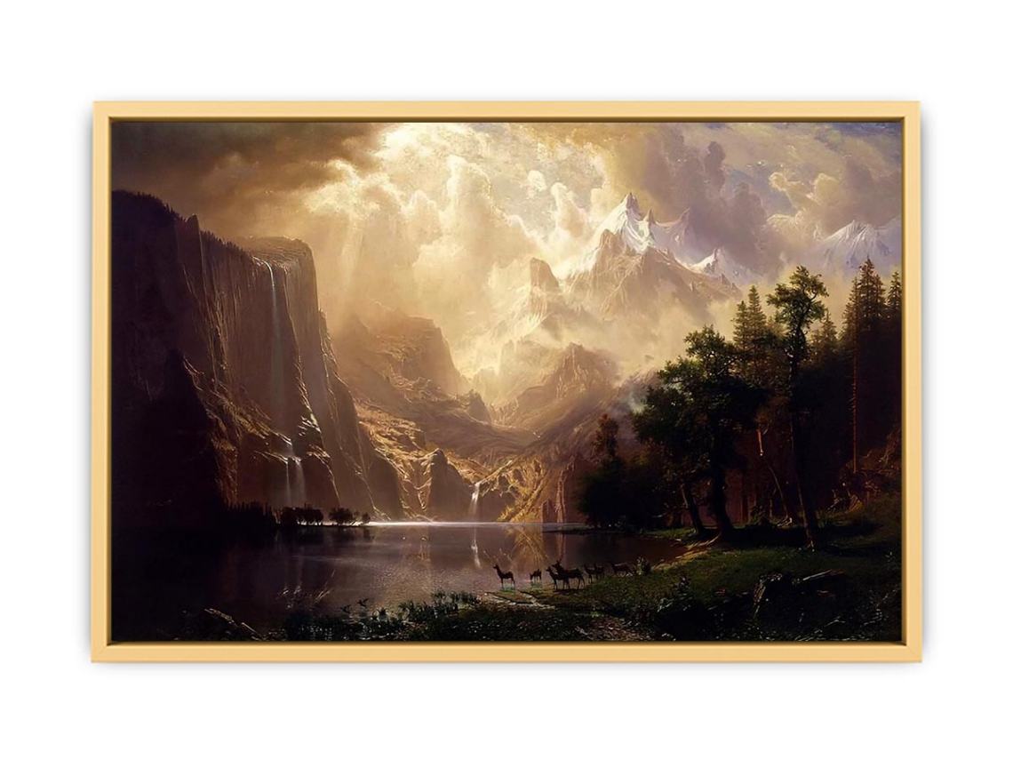Among The Sierra Nevada Mountains California Streched canvas