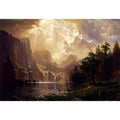 Among The Sierra Nevada Mountains California  by Albert Bierstadt