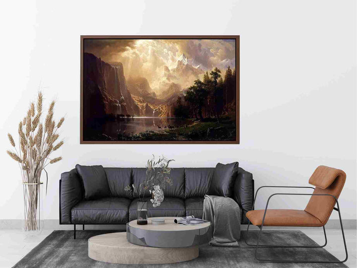 Among The Sierra Nevada Mountains California Painting
