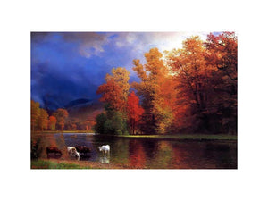 On The Saco by Albert Bierstadt