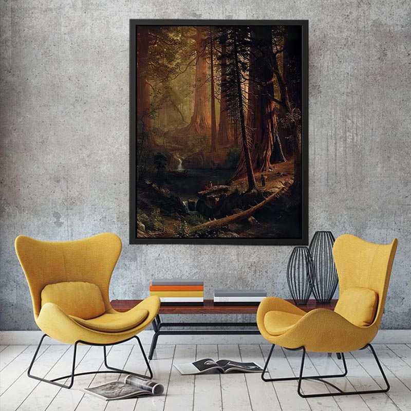 Giant Redwood Trees of California  Painting