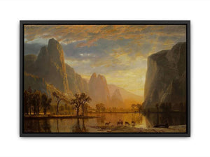 Valley of the Yosemite 1864 Canvas Print