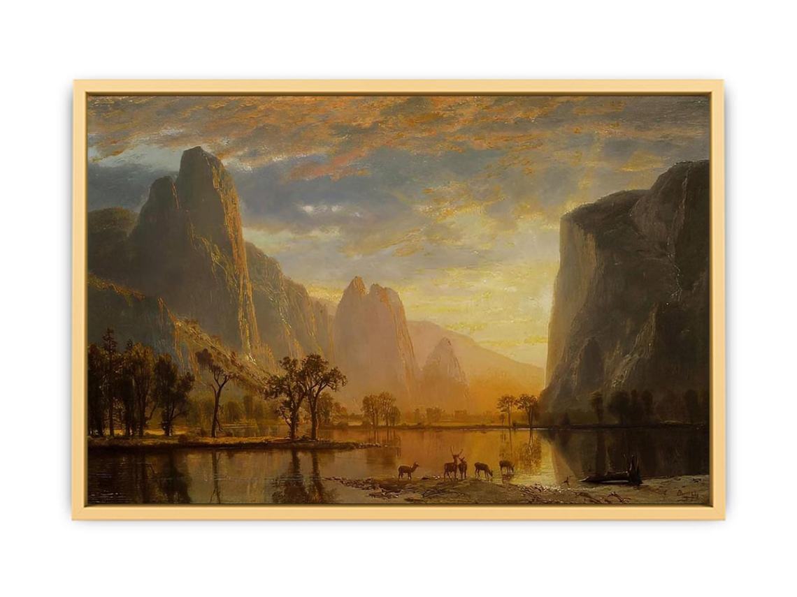Valley of the Yosemite 1864 Streched canvas