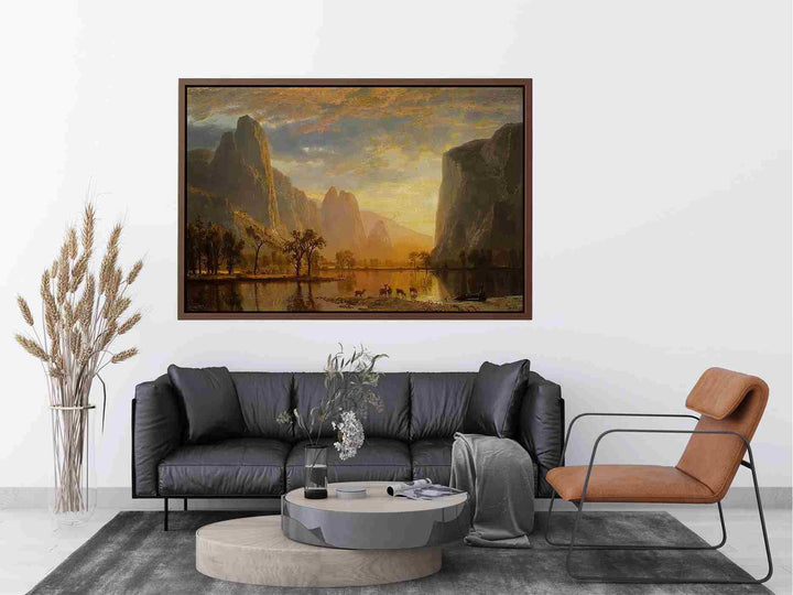 Valley of the Yosemite 1864 Painting