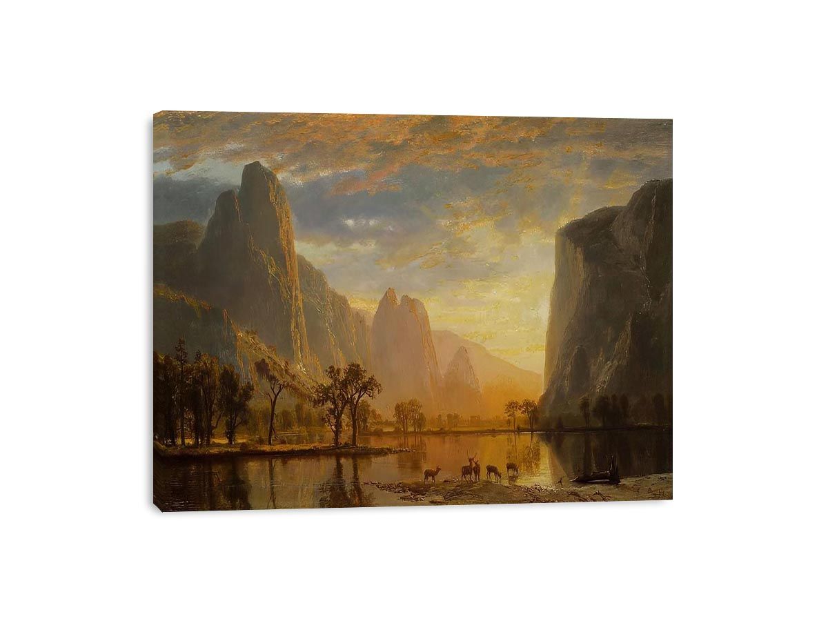 Valley of the Yosemite 1864 by Albert Bierstadt Painting