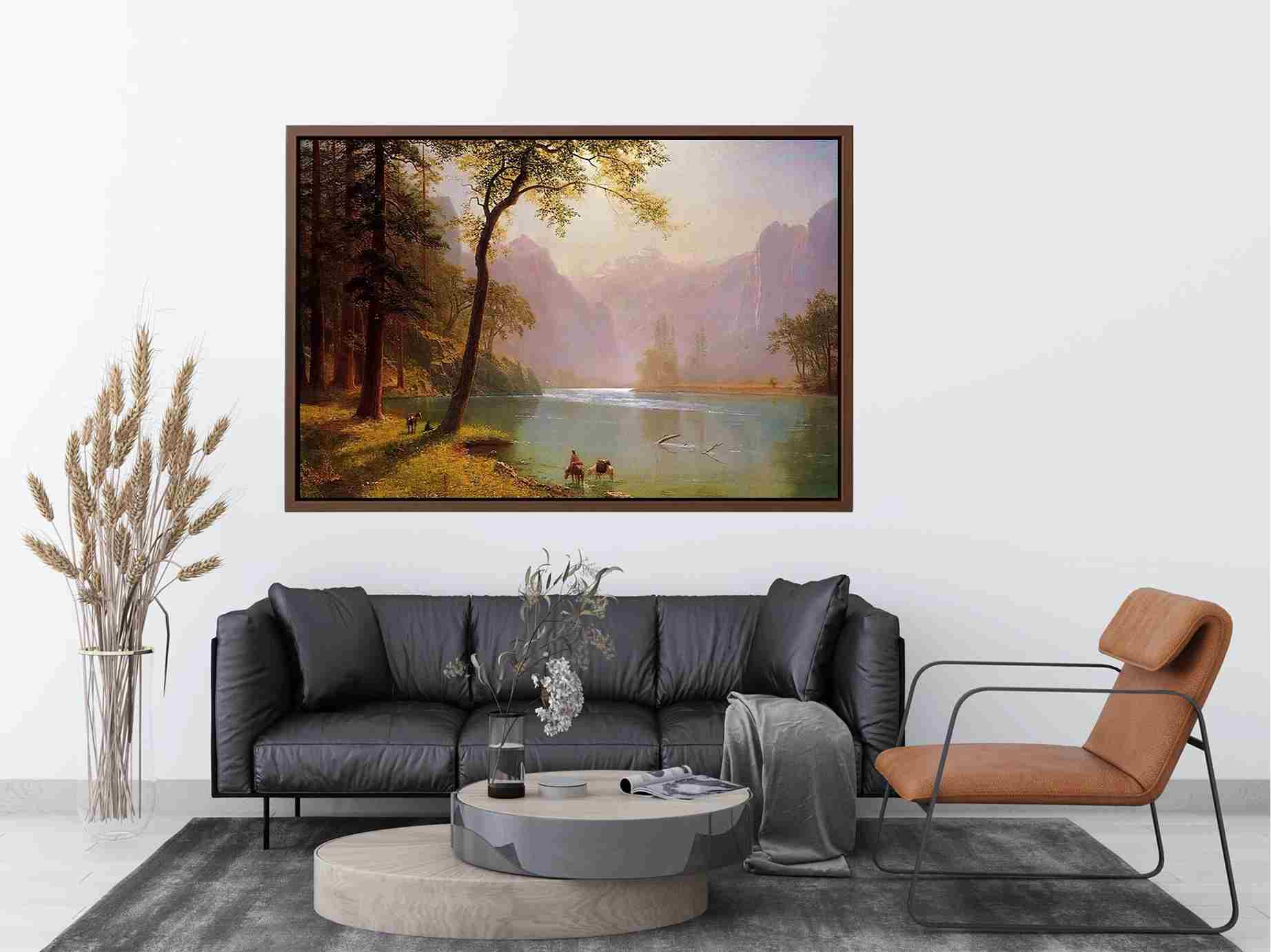 Kern's River Valley, California by Albert Bierstadt Painting