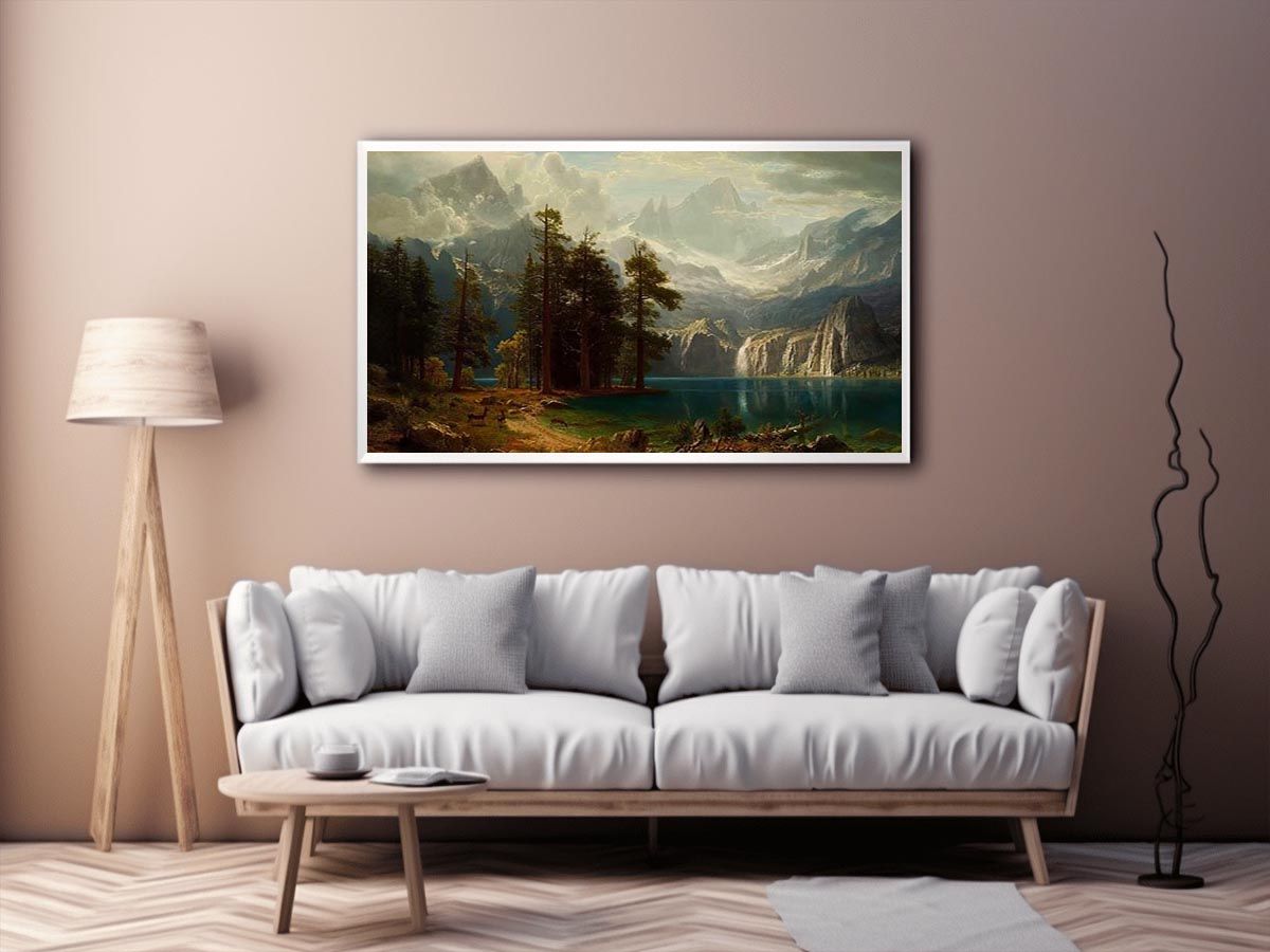 Sierra Nevada I by Albert Bierstadt Painting 