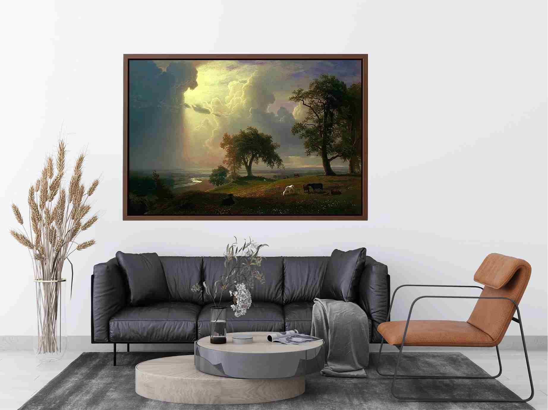 California Spring by Albert Bierstadt Painting 