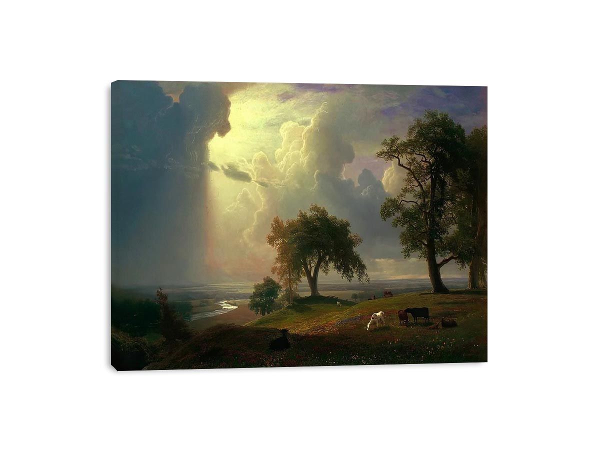 California Spring by Albert Bierstadt Painting 