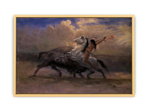 The Last of the Buffalo II Streched canvas