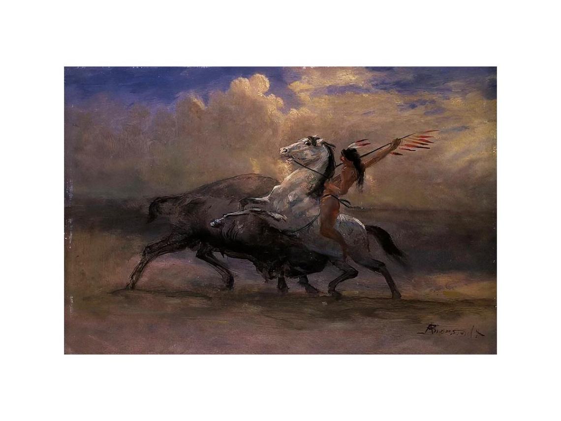 The Last of the Buffalo II by Albert Bierstadt