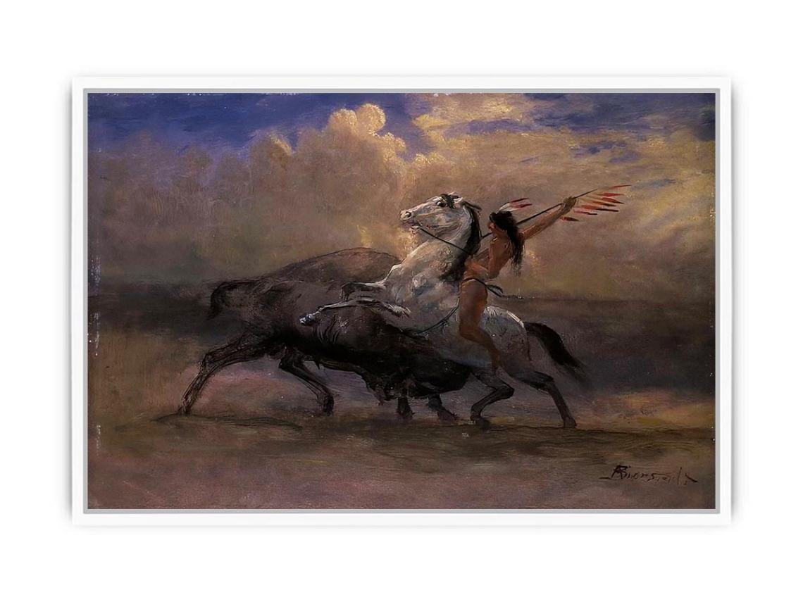 The Last of the Buffalo II Framed Print