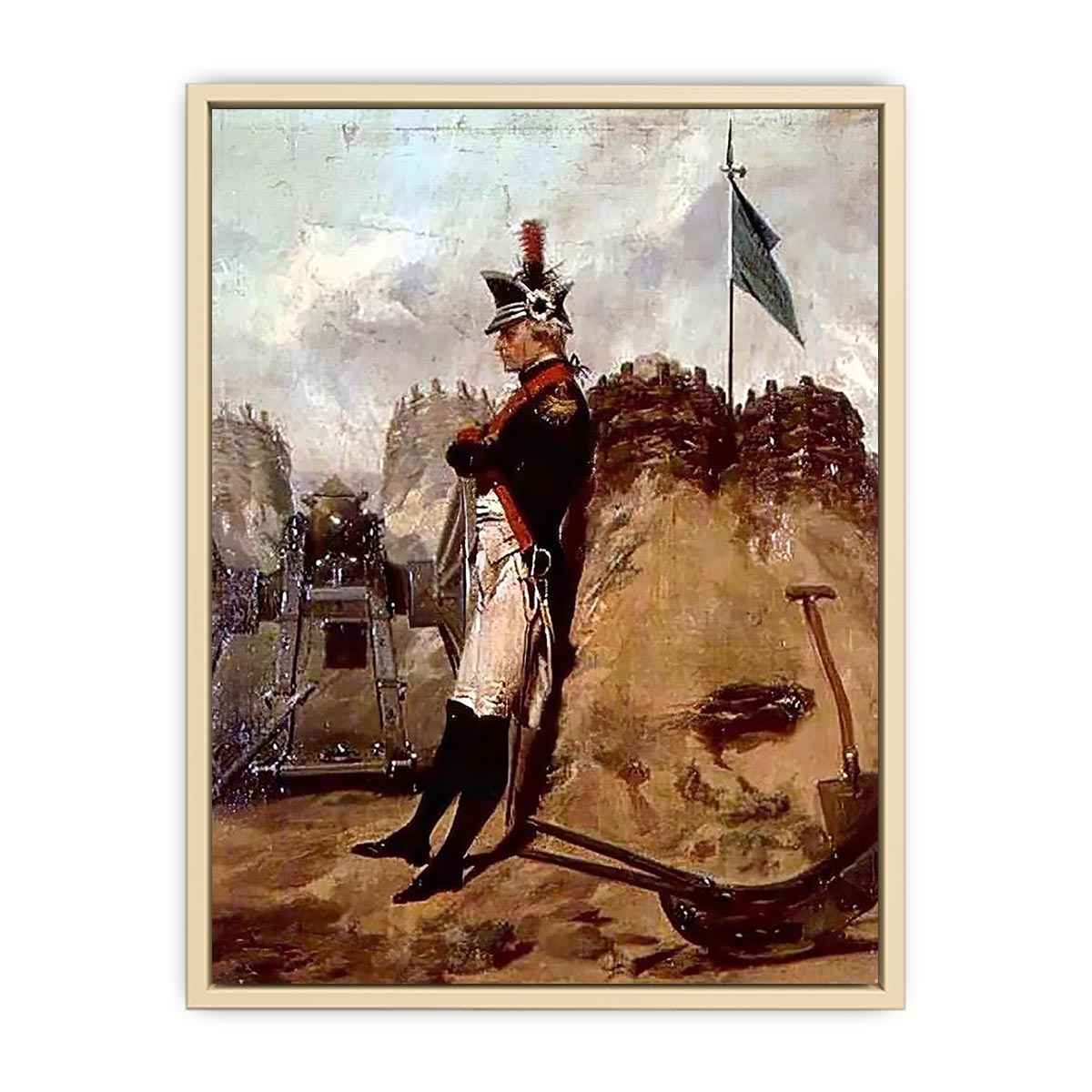 Alexander Hamilton in the Uniform of the New York Artillery  Art Print